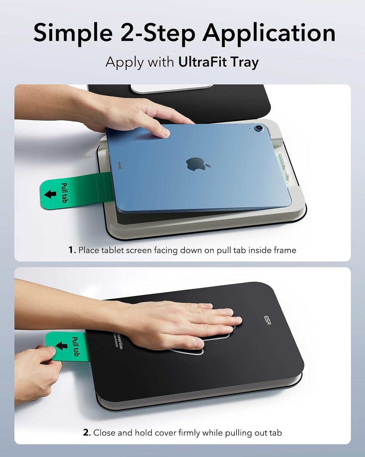 imageESR for iPad A16 11th10th Generation Case20252022 2 Pack Screen Protector