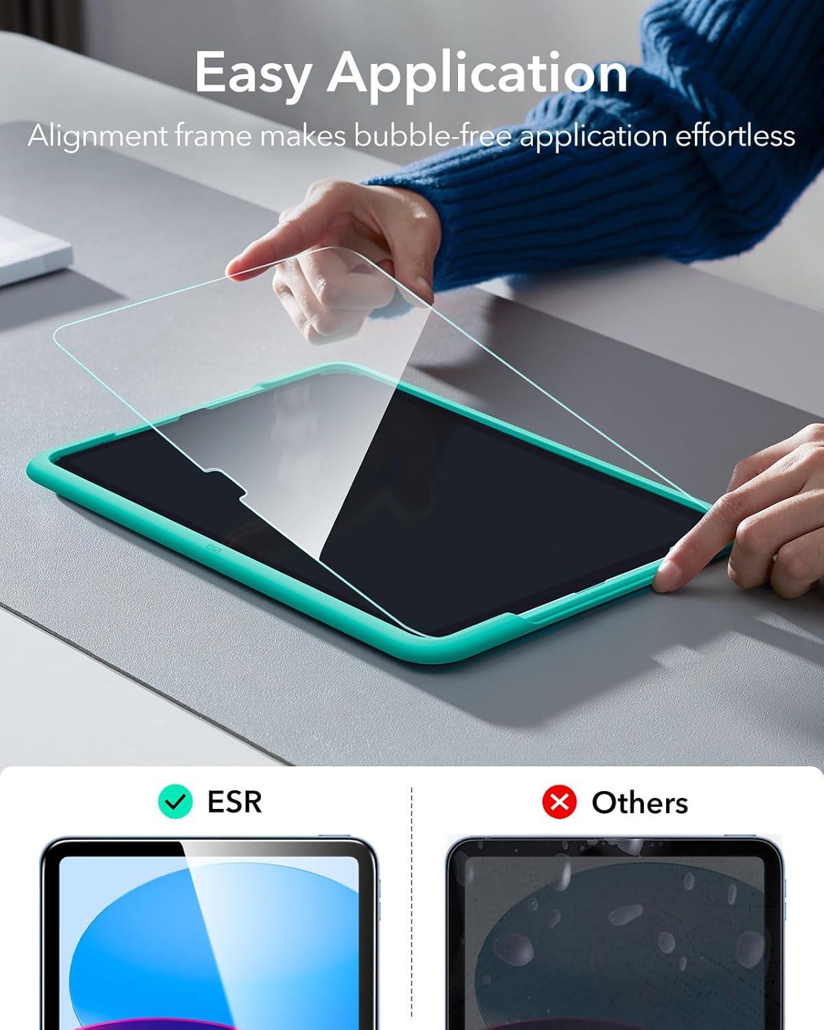imageESR for iPad A16 11th10th Generation Case20252022 ESR 2 Pack Screen Protector