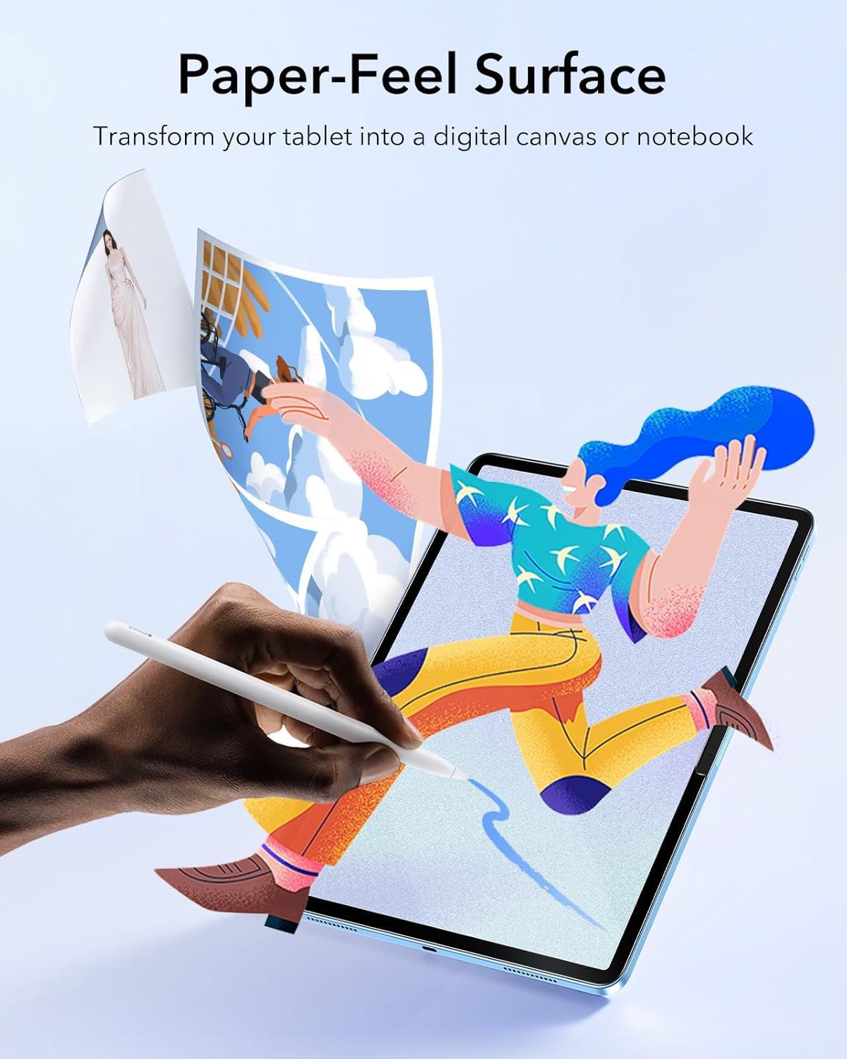 imageESR for iPad A16 11th10th Generation Case20252022109 Inch 2 Pack PaperFeel Screen Protectors