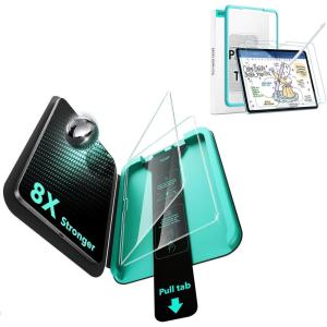 ESR 2 Pack Armorite Screen Protector for iPad Air 11 Inch M3/M2 (7th/6th Generation, 2025/2024)+Paper-Feel Screen Protectors