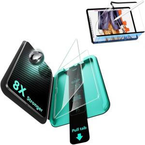 ESR 2 Pack Armorite Screen Protector for iPad Air 13 Inch M3/M2 (2025/2024)+Paper-Feel Magnetic Screen Protector