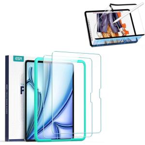 ESR 2 Pack Screen Protector for iPad Air 11 Inch M3/M2 (7th/6th Generation, 2025/2024)+Paper-Feel Magnetic Screen Protector