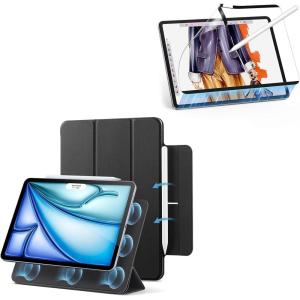 ESR for iPad Air 11 Inch Case M3/M2 (2025/2024) + 2 Pack Paper-Feel Magnetic Screen Protector