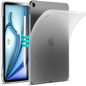 ESR for iPad Air 11 Inch Case M3/M2 (2025/2024), iPad Air 5th/4th Gen(2022/2020), Slim&Light, Yellowing Resistant, Transparent Back Cover, Supports Pencil Pro& USB-C, Zero Series, Frosted White(Frosted White)