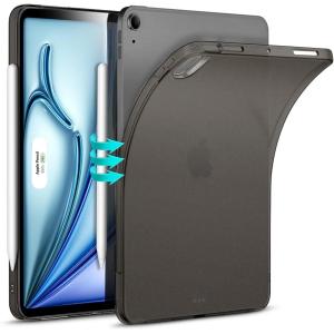 ESR for iPad Air 11 Inch Case M3/M2 (2025/2024), iPad Air 5th/4th Gen(2022/2020), Slim&Light, Yellowing Resistant, Transparent Back Cover, Supports Pencil Pro& USB-C, Zero Series, Frosted White(Frosted Black)